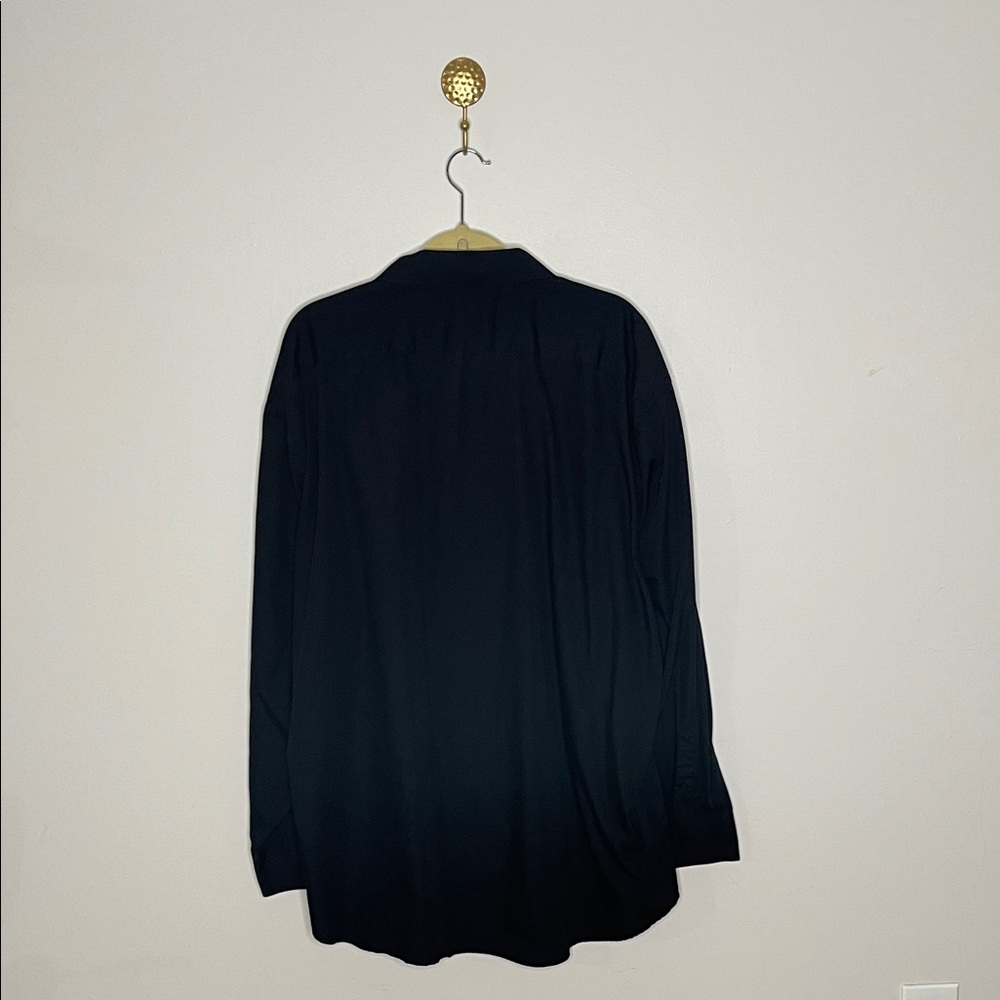 Black Button-Up Dress Shirt - Picture 5 of 7